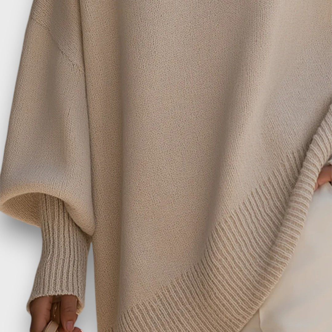 Leona | Strikket uldtrøje med afslappet elegance