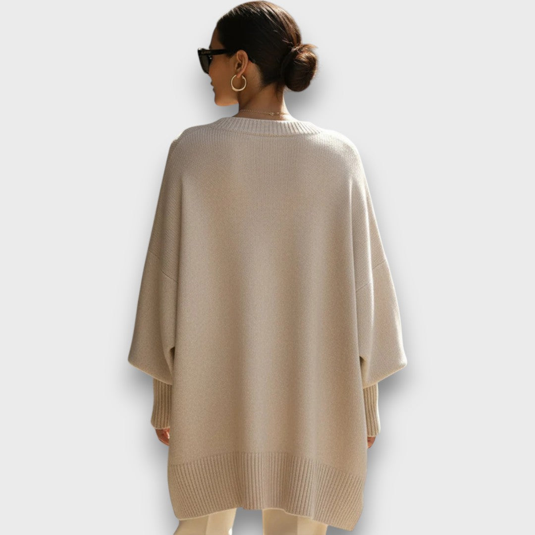 Leona | Strikket uldtrøje med afslappet elegance