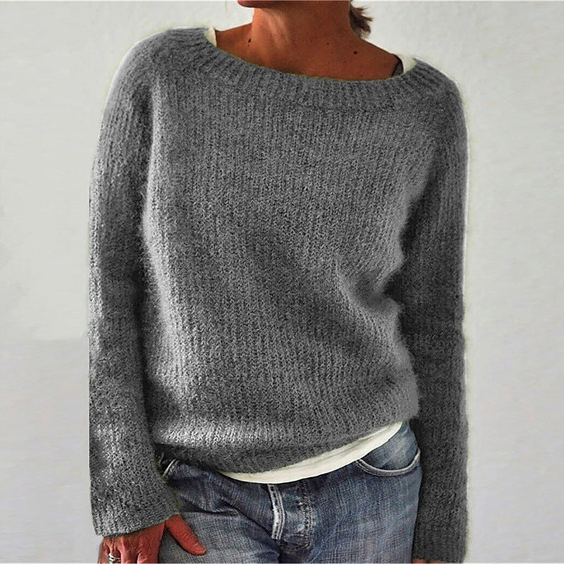 Fiona | Blød Sweater med Naturlig Charme