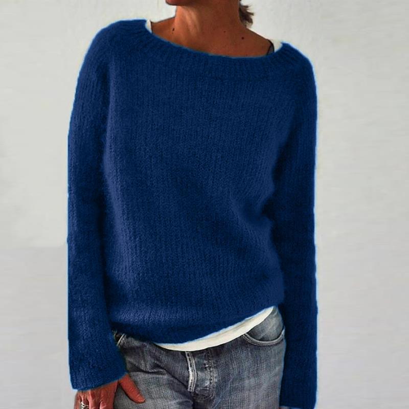 Fiona | Blød Sweater med Naturlig Charme