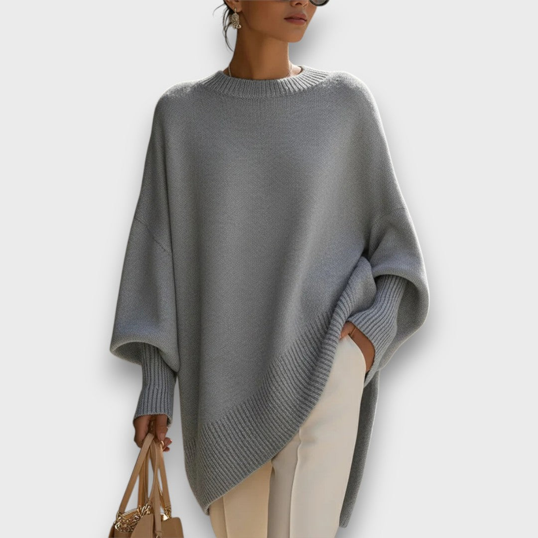 Leona | Strikket uldtrøje med afslappet elegance