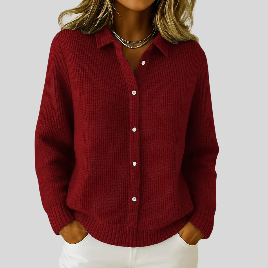Cressida™ | Lang Cozy Cardigan med Lange Ærmer