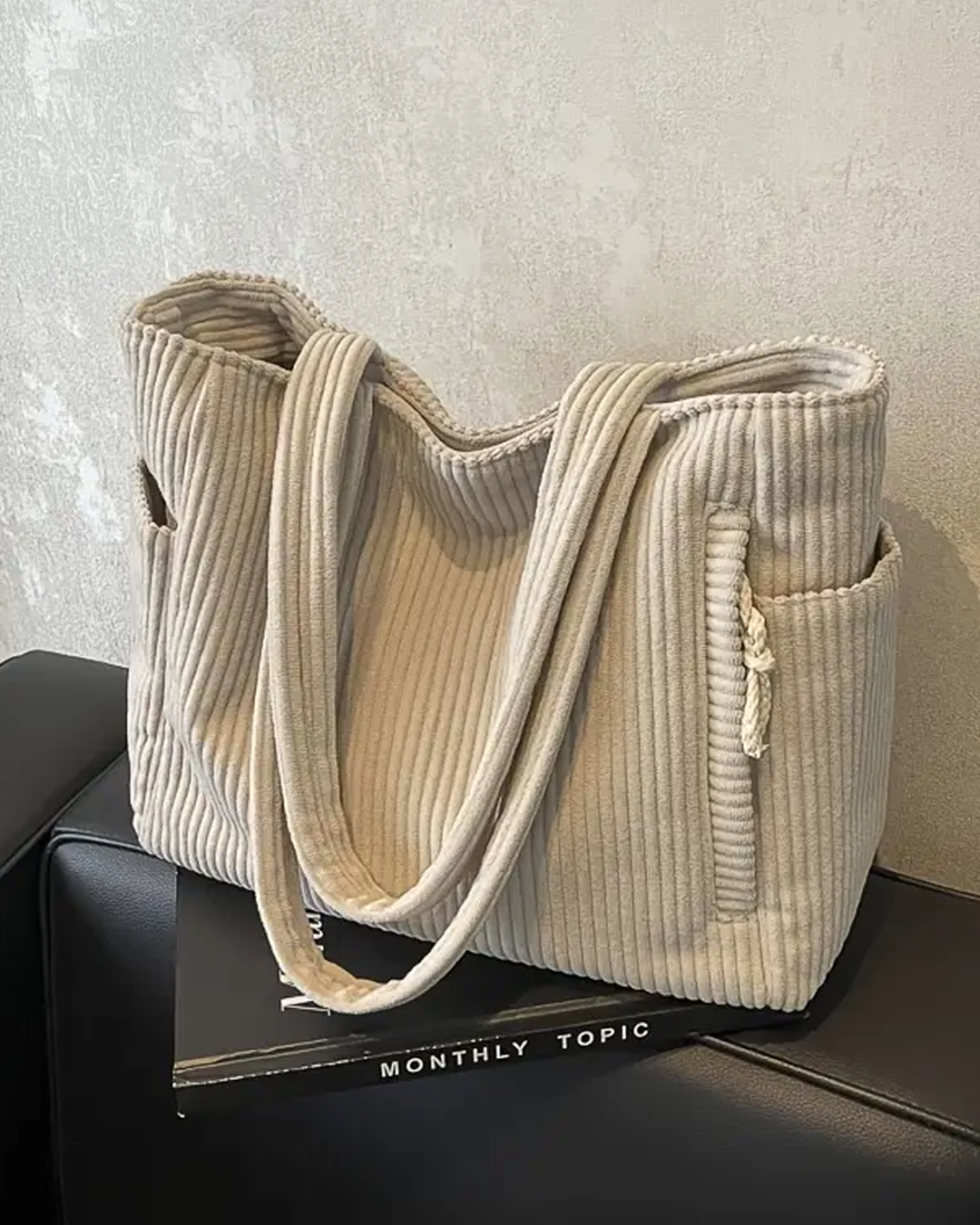 EVIN | CORDUROY STYLE CARRIER BAG