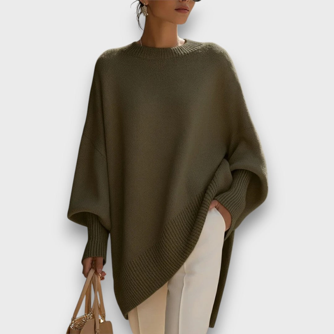 Leona | Strikket uldtrøje med afslappet elegance