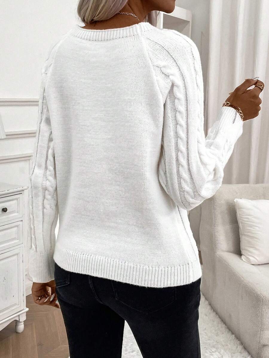 Clara | Sweater med Knapper til Damer