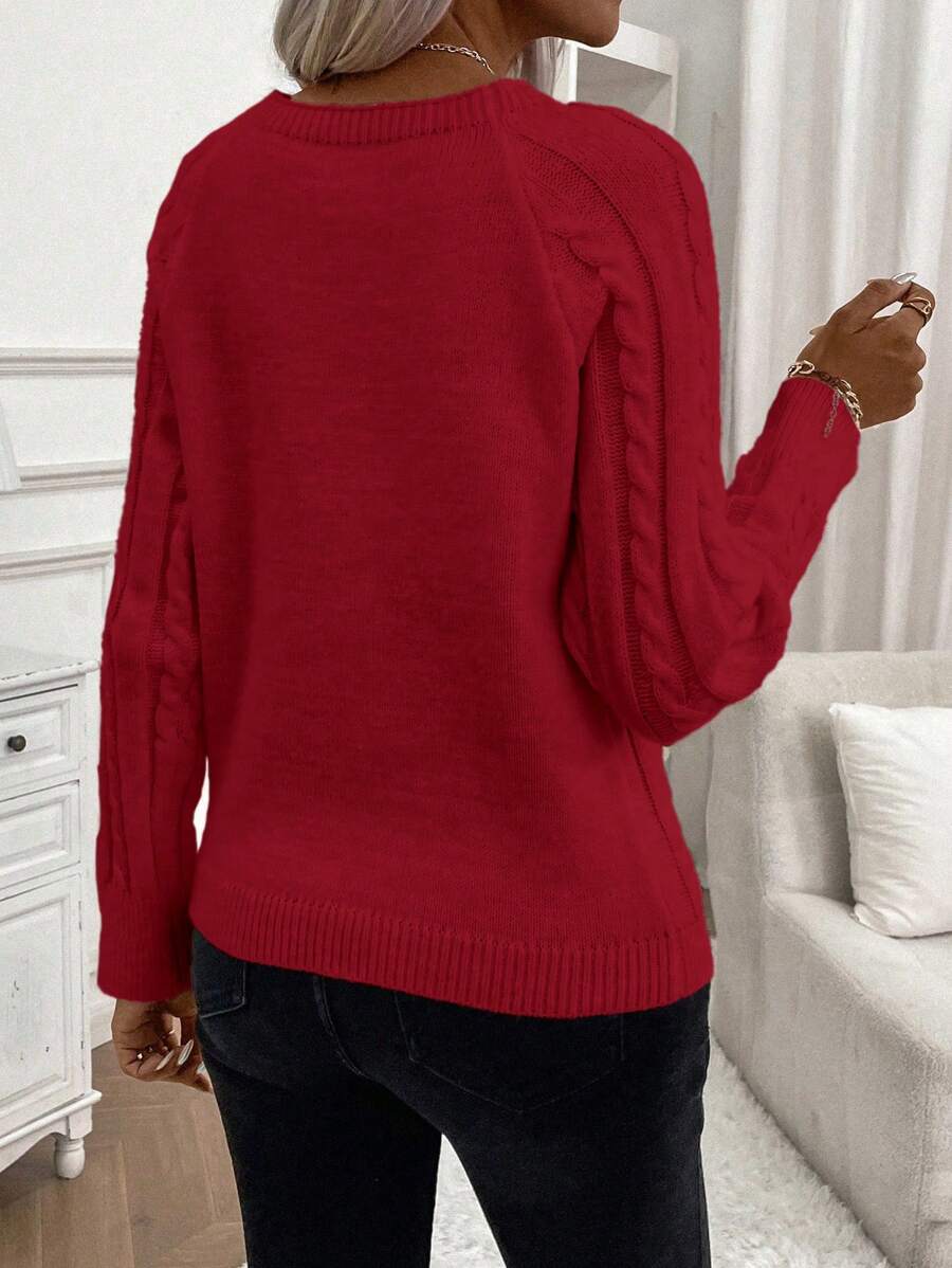 Clara | Sweater med Knapper til Damer