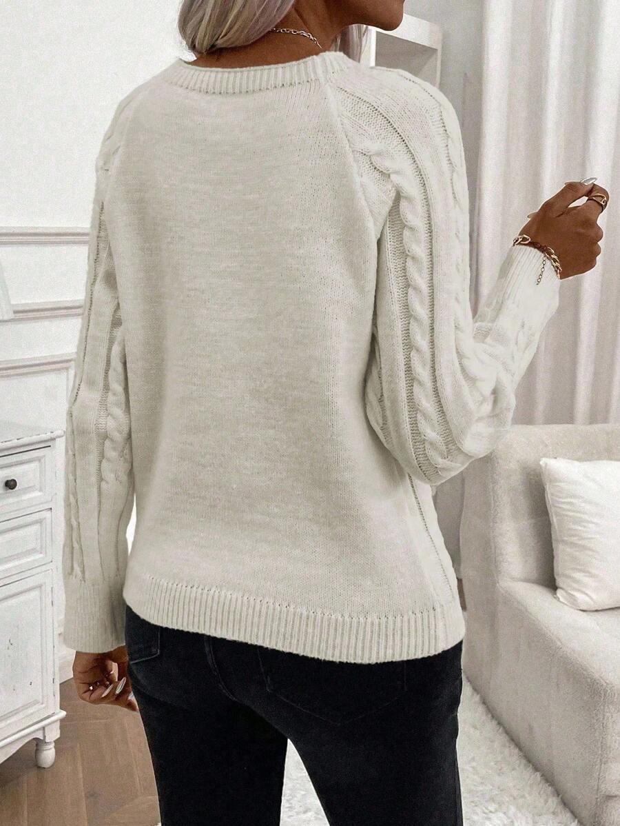 Clara | Sweater med Knapper til Damer