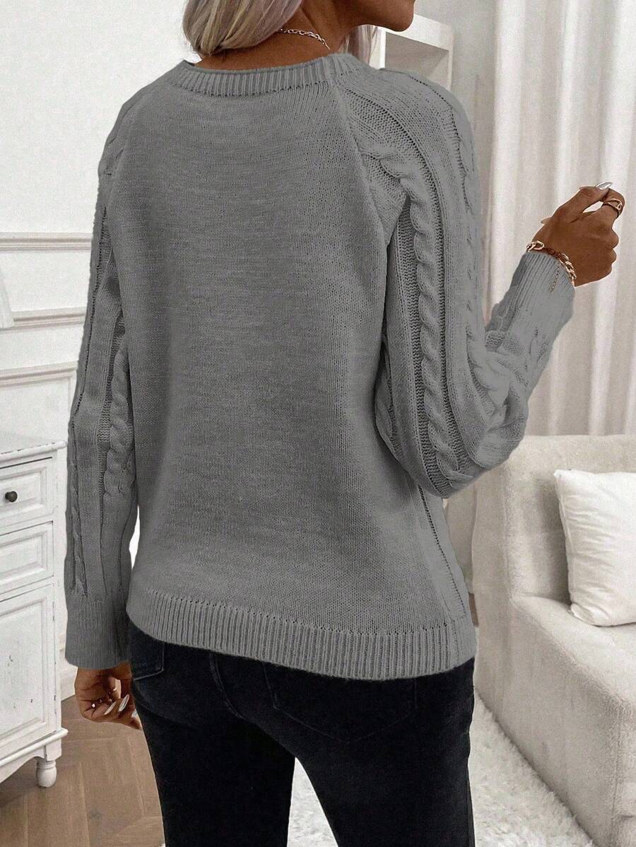 Clara | Sweater med Knapper til Damer
