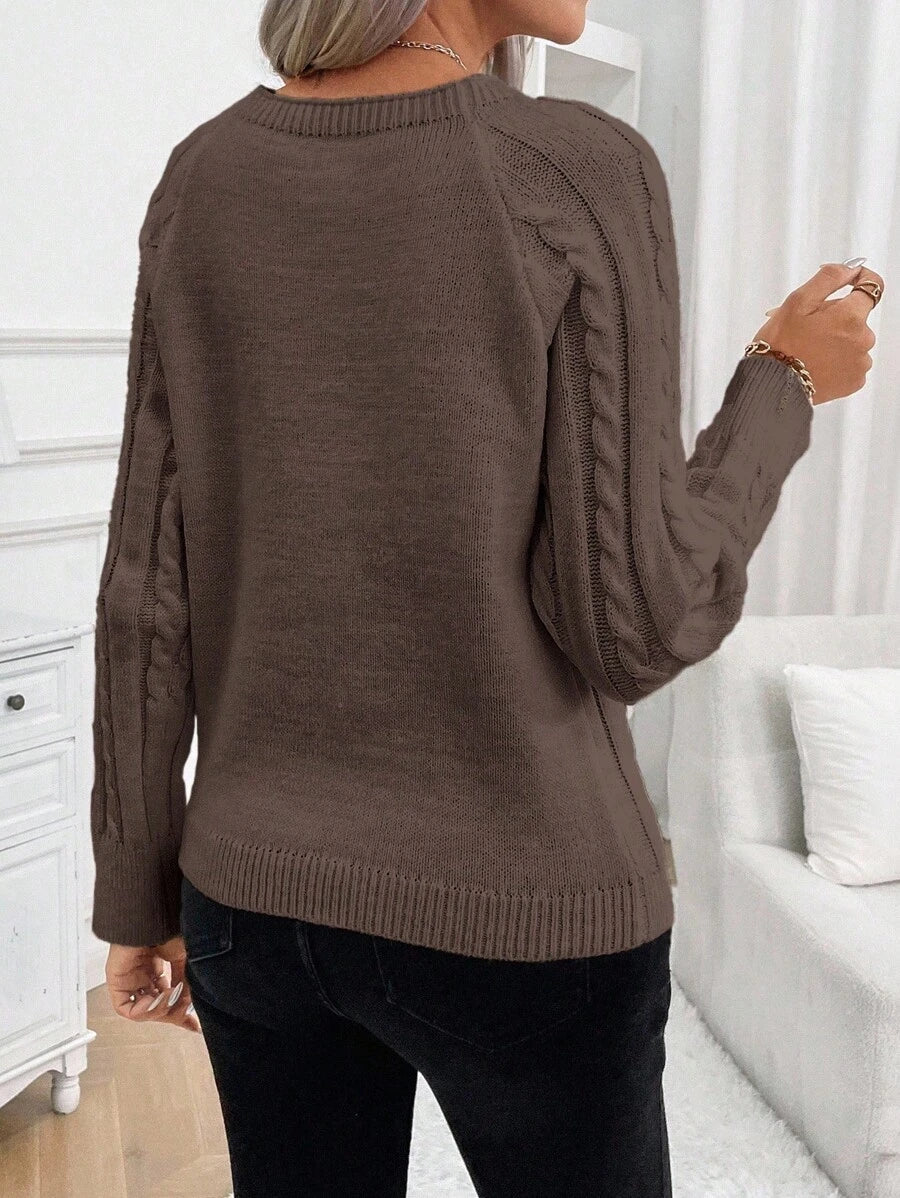 Clara | Sweater med Knapper til Damer