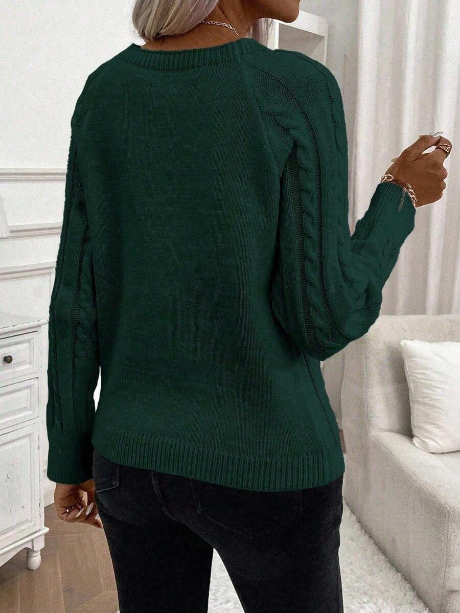 Clara | Sweater med Knapper til Damer