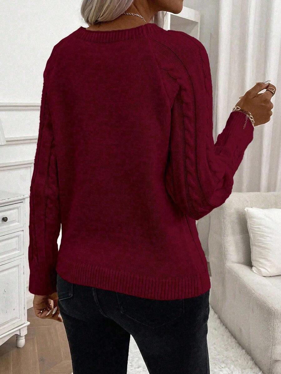 Clara | Sweater med Knapper til Damer