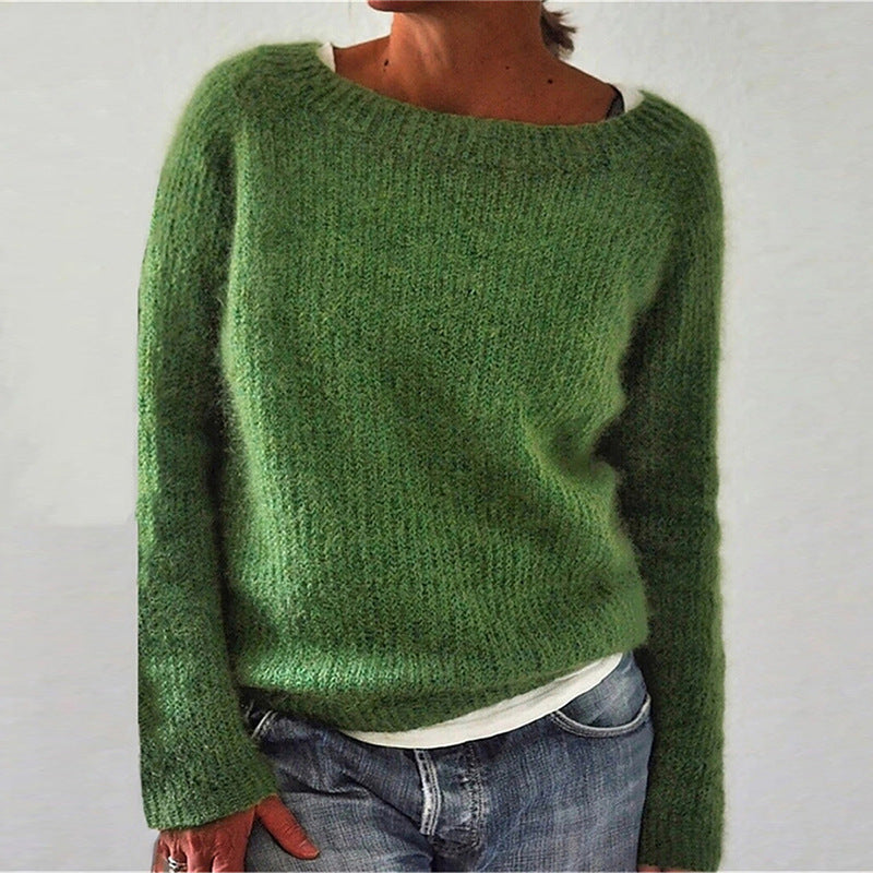 Fiona | Blød Sweater med Naturlig Charme