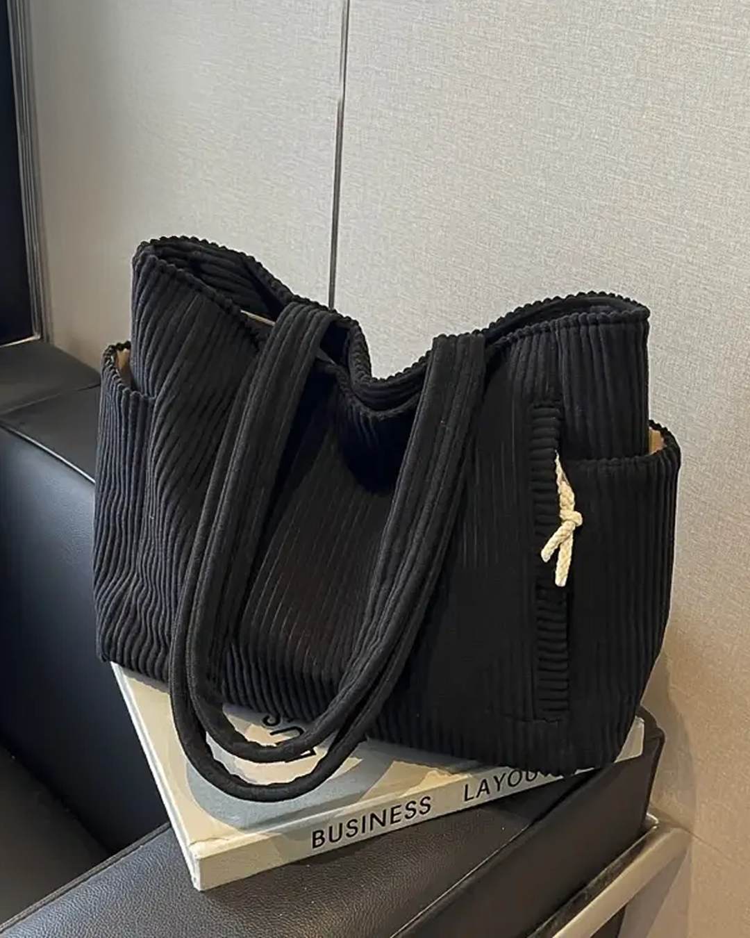 EVIN | CORDUROY STYLE CARRIER BAG