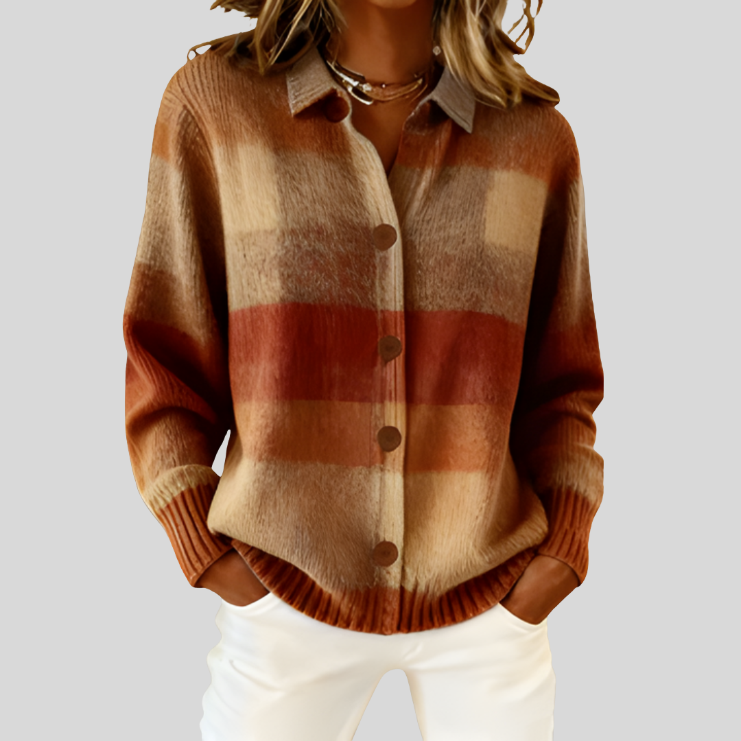 Sadie™ | Klassisk Tartan Cardigan