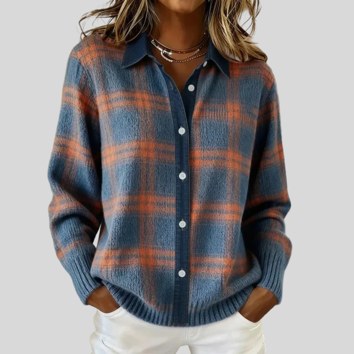 ZAFIRA™ | Hyggelig Cardigan med Lange Ærmer