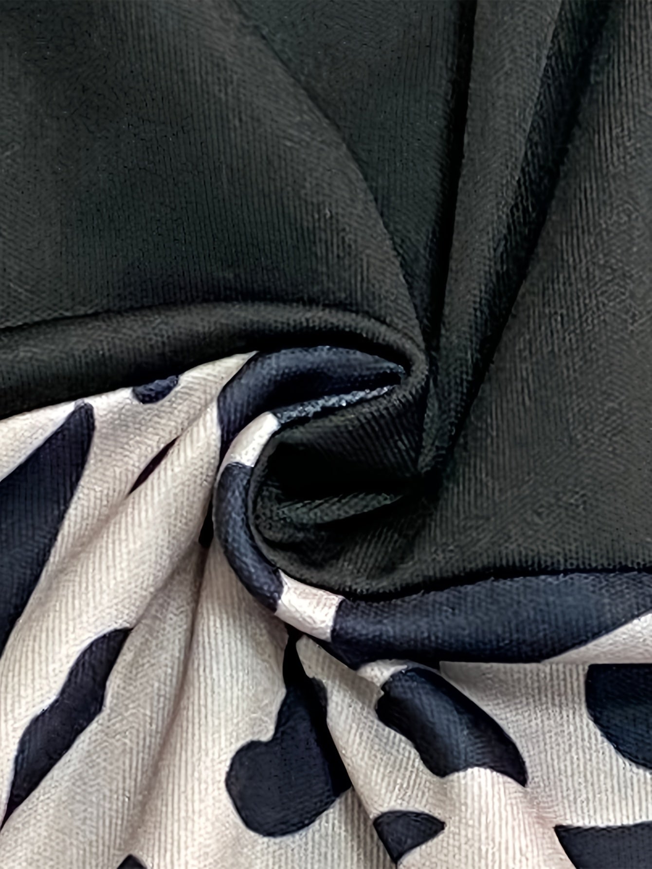 Løveprint Patchwork To-delt Sæt - Trendy Langærmet Top & Bukser