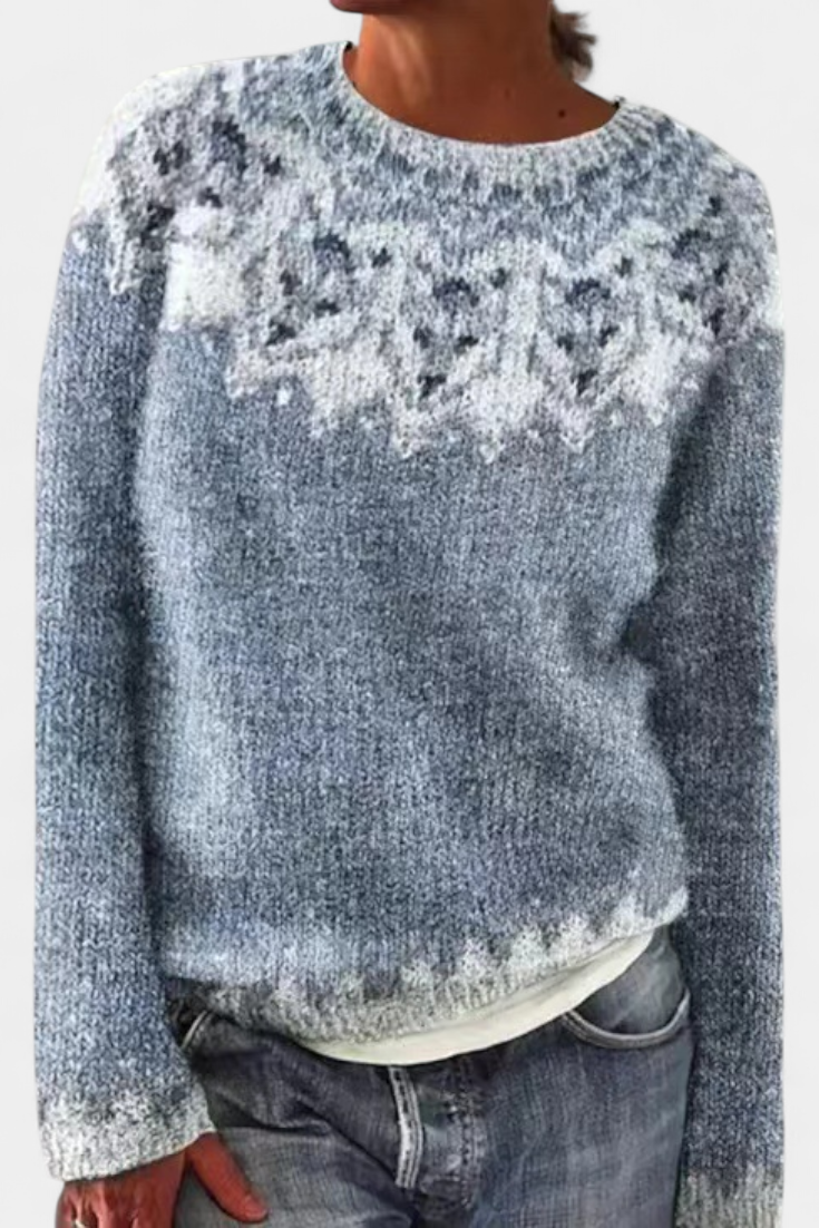Jolessa | Sweater med Norsk Mønster