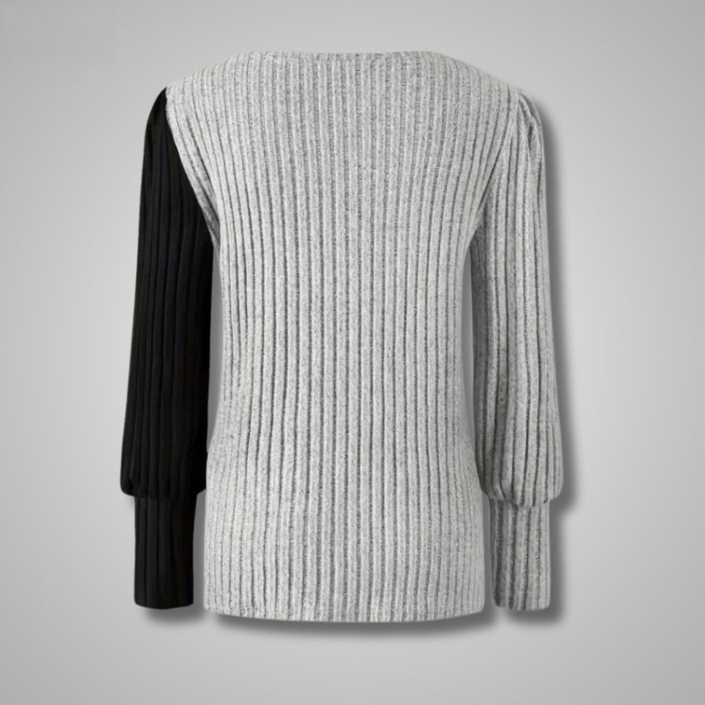 Elora | Elegant Trøje med Foran Knapper